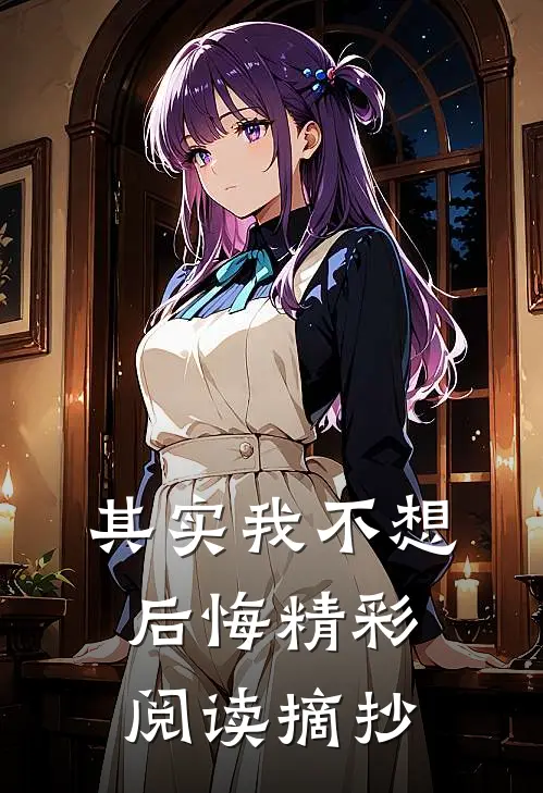 其实我不想后悔精彩阅读摘抄