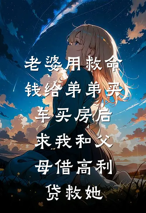 老婆用救命钱给弟弟买车买房后，求我和父母借高利贷救她
