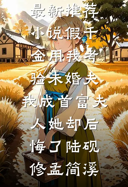 假千金用我考验未婚夫，我成首富夫人她却后悔了(陆砚修孟简溪)完整版小说免费阅读_最新推荐小说假千金用我考验未婚夫，我成首富夫人她却后悔了陆砚修孟简溪