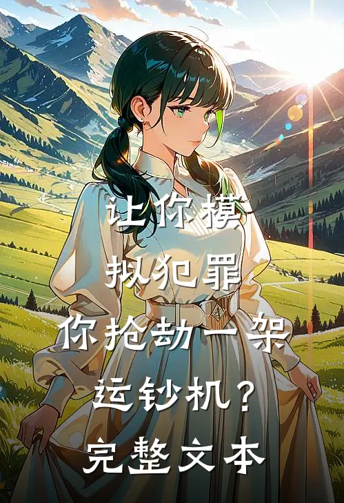 让你模拟犯罪,你抢劫一架运钞机?完整文本阅读