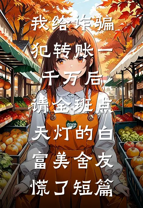 我给诈骗犯转账一千万后，请全班点天灯的白富美舍友慌了短篇