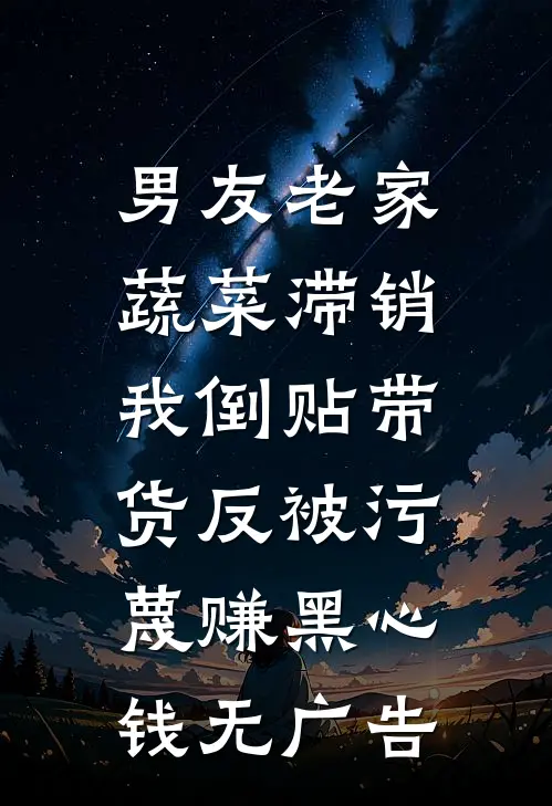 男友老家蔬菜滞销，我倒贴带货反被污蔑赚黑心钱无广告